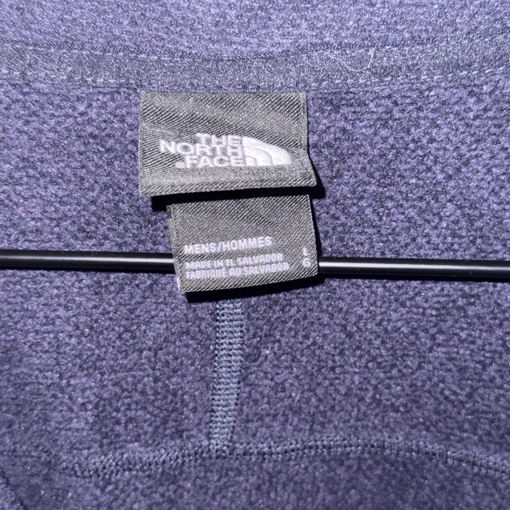 The North Face Textured Cap Rock 1/4 Zip Fleece Aviator Navy Blue Men’s Large